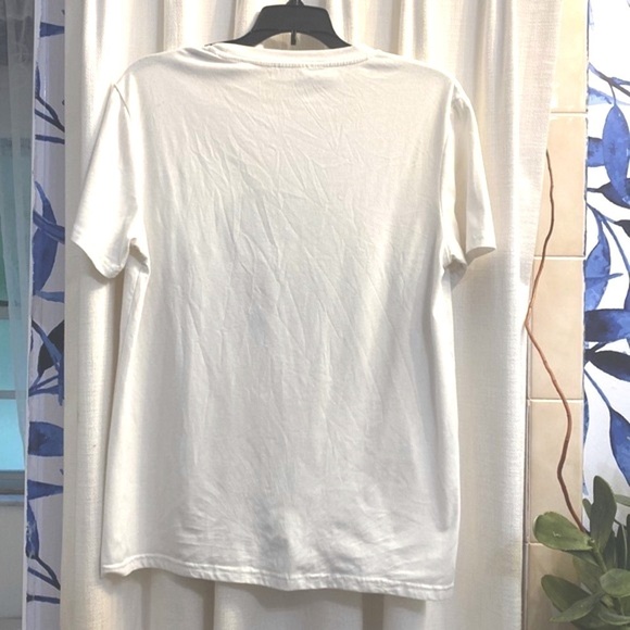 Women’s She Show Logo Lips Short Sleeve Cotton Blend T-Shirt Size Medium - Picture 5 of 6